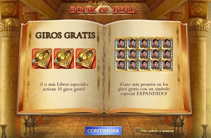 Book of Dead Tragaperras Giros Gratis