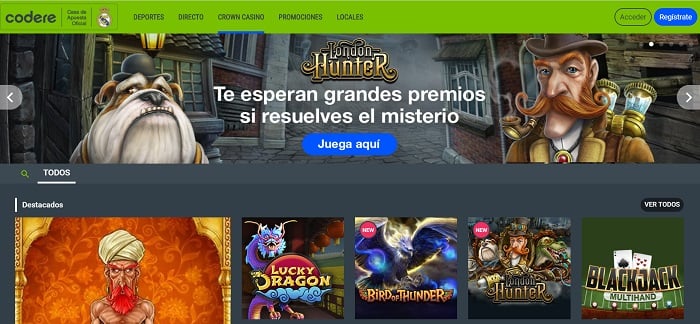 Casinos Online en Colombia Codere